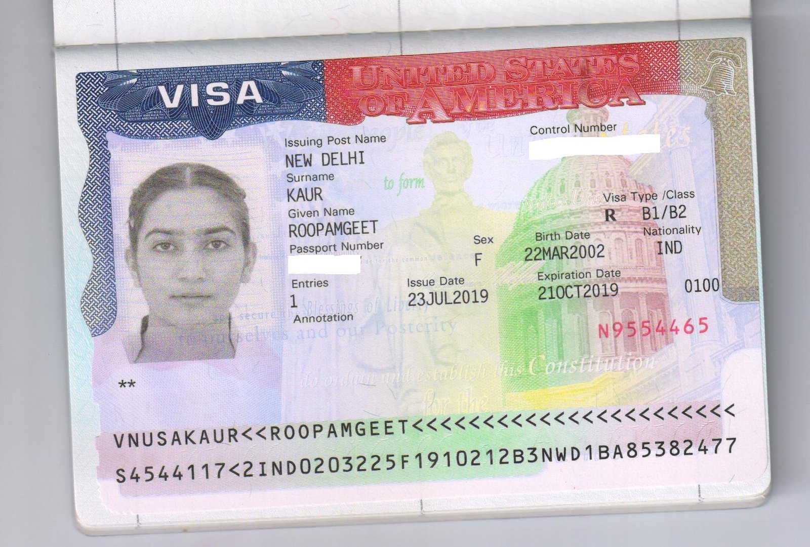 Visa achievement
