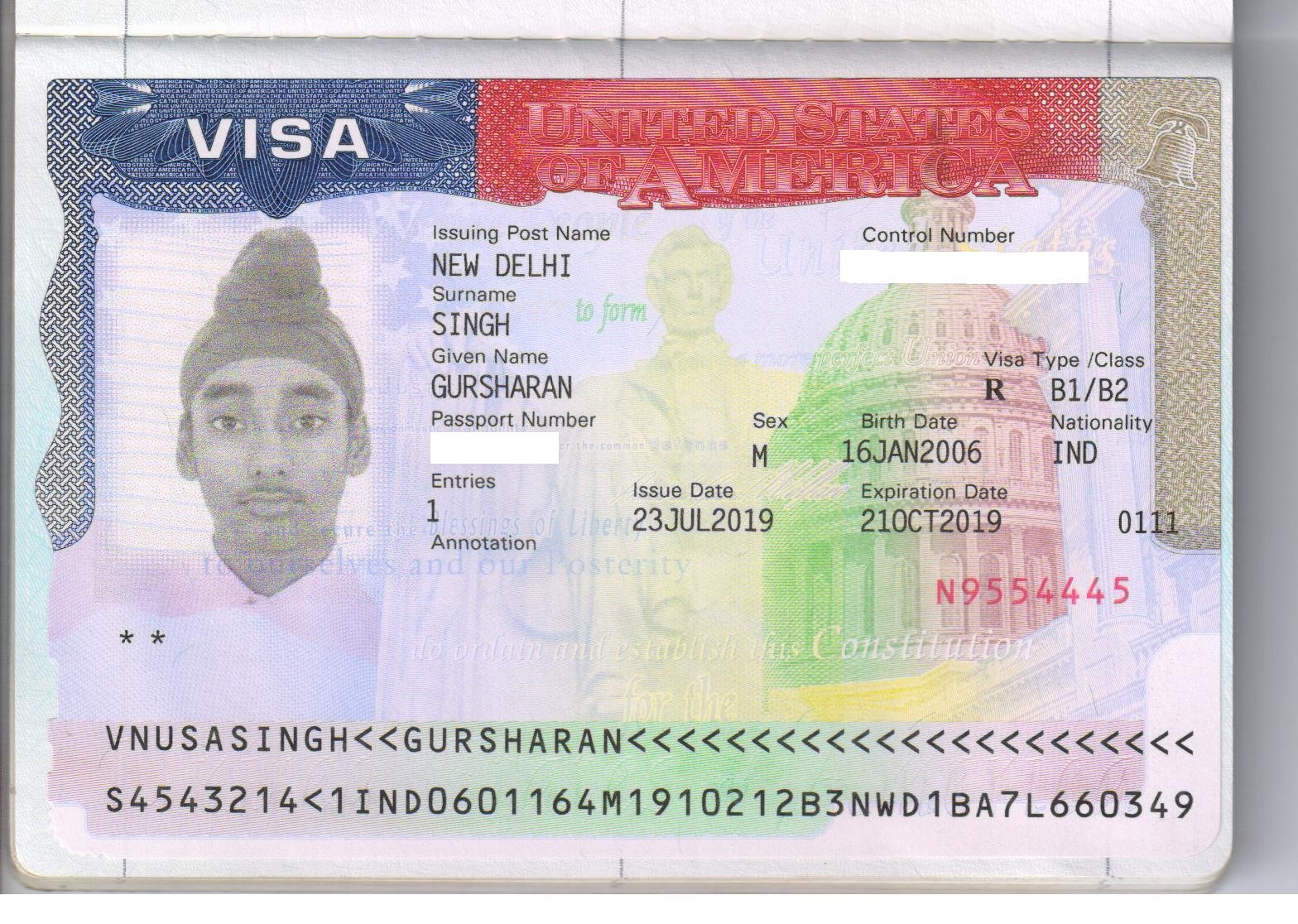Visa achievement