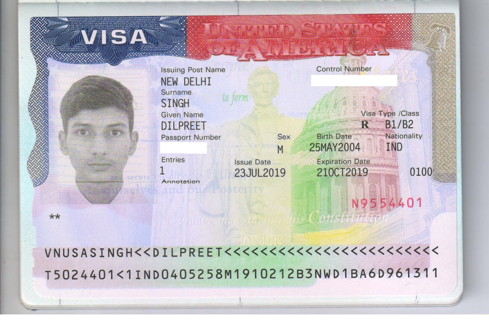 Visa achievement