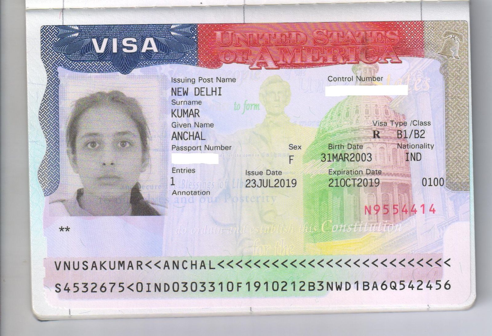 Visa achievement