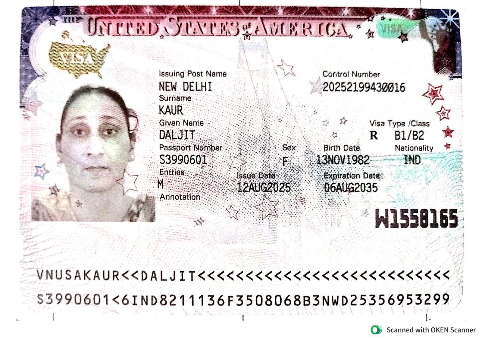 Visa achievement